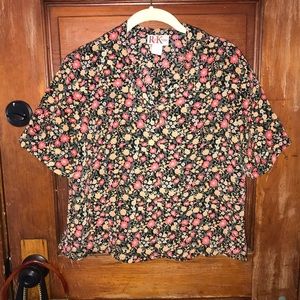 Vintage Floral Button Down